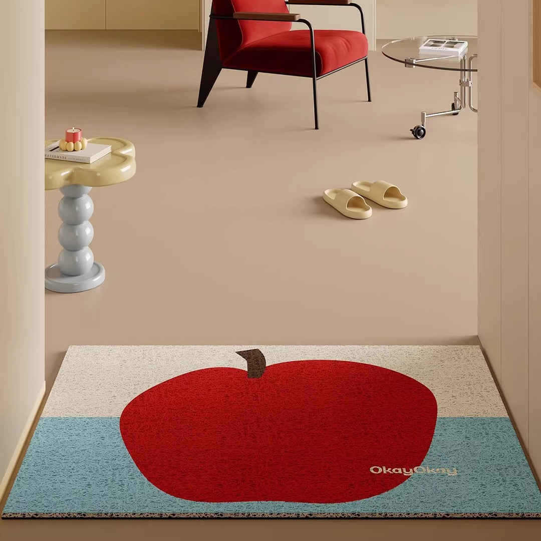 Artistic Fruit Print Floor Mat Kalsten