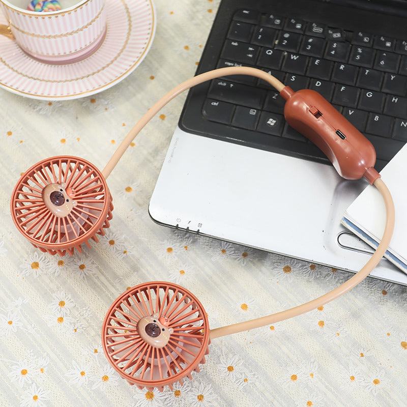 Women Portable Neck Fan with Flexible Design Kalsten