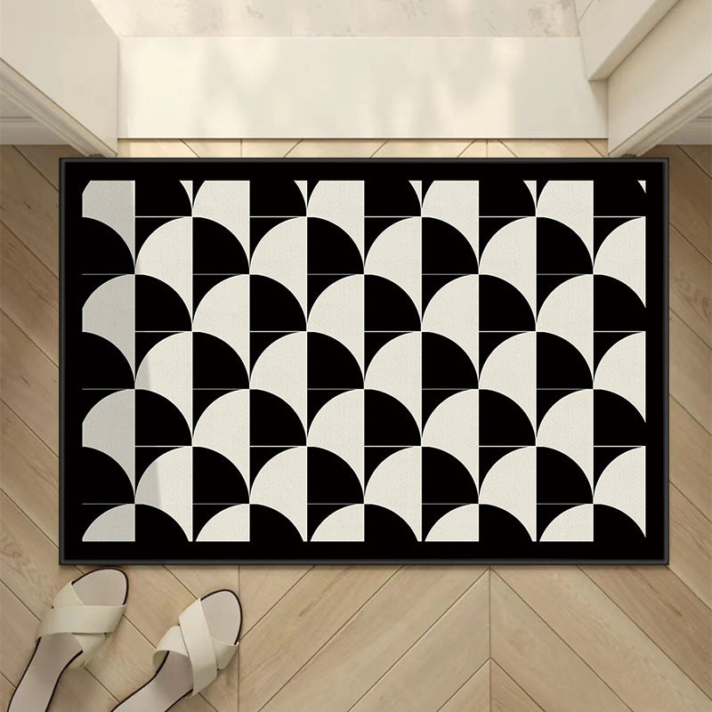 Geometric Patterned Entrance Mat