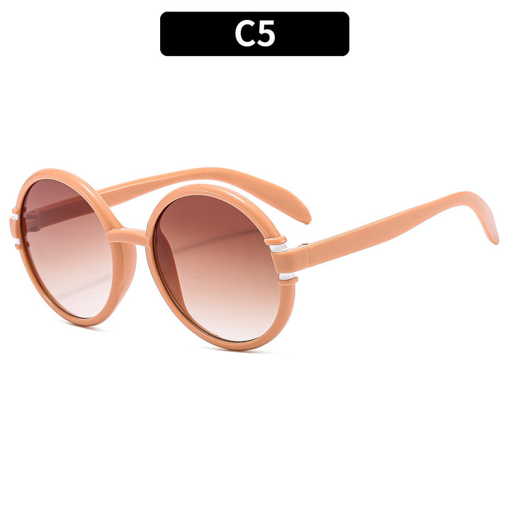 Fashion-Forward Round Sunglasses