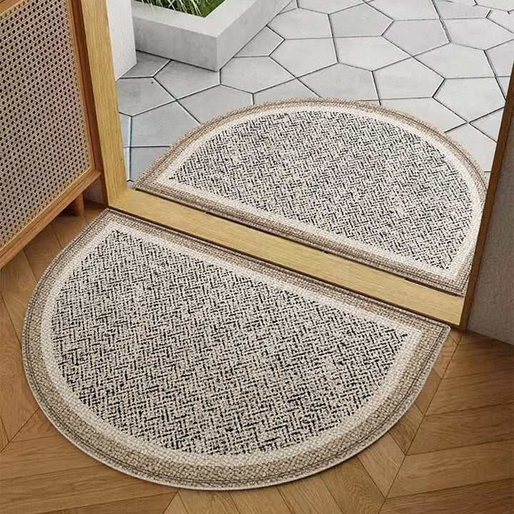 Decorative Half-Round Entrance Mat