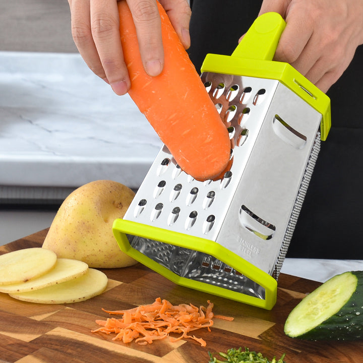 Multifunctional Stainless Steel Kitchen Grater with Non-Slip Handle Kalsten