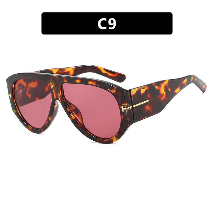 Women Designer Sunglasses in Elegant Retro Design with Wide Frame Kalsten