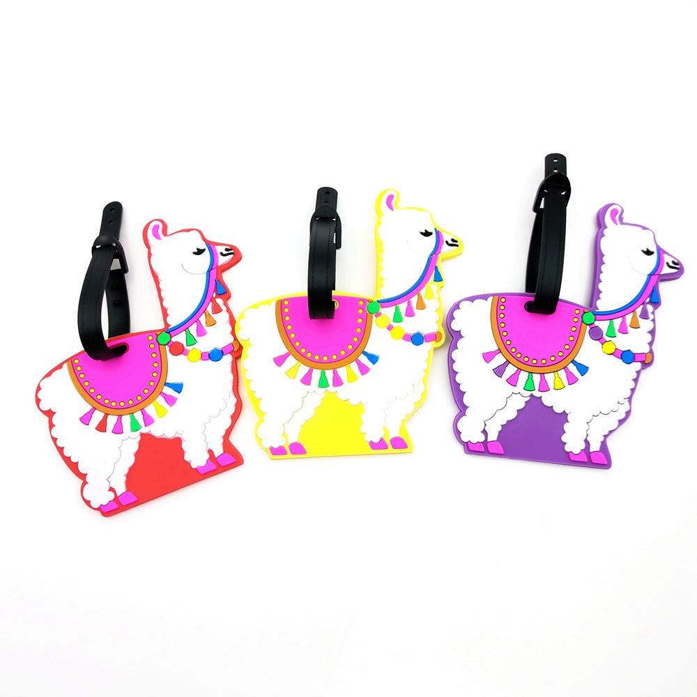 Whimsical Llama Luggage Tag Kalsten