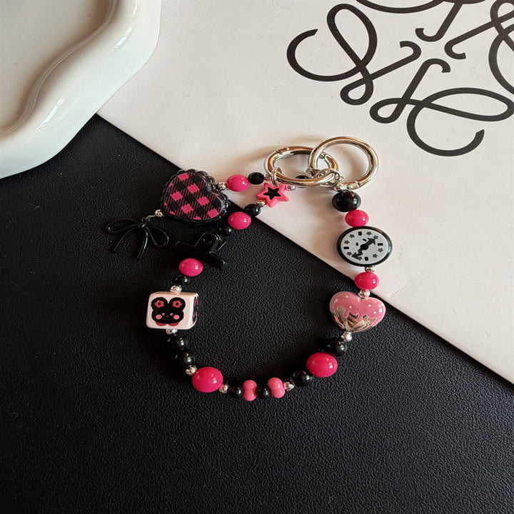 Decorative Beaded Charm Keychain Kalsten 1790135022