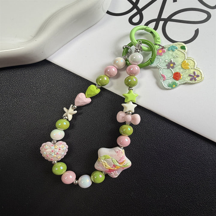 Decorative Beaded Charm Keychain Kalsten 1790135826
