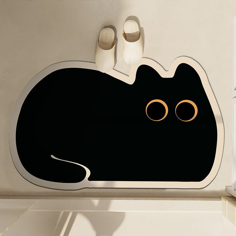 Cute Penguin-Themed Bath Mat Kalsten
