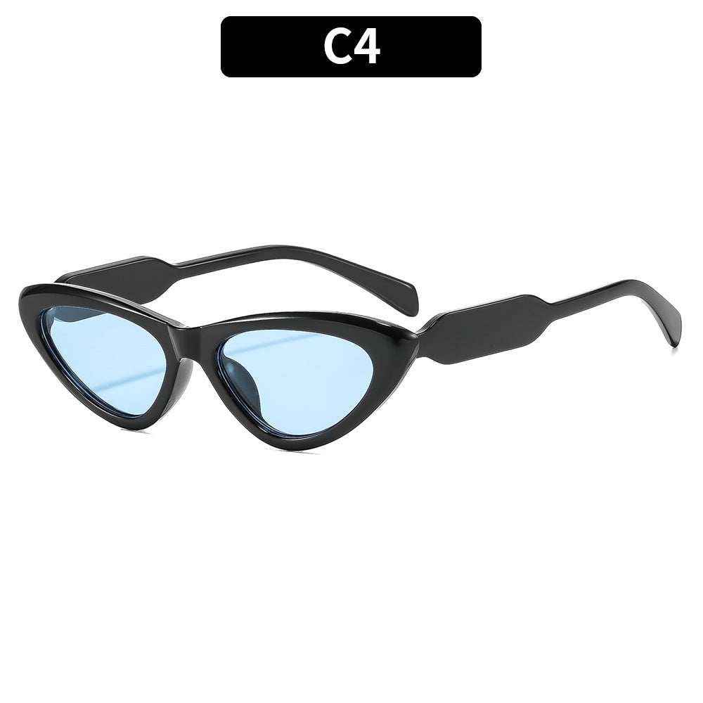 Cat-Eye Sunglasses with Unique Tortoiseshell Frame