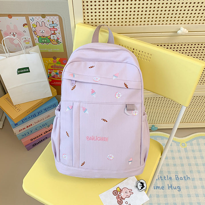 Cute Embroidered Backpack Kalsten
