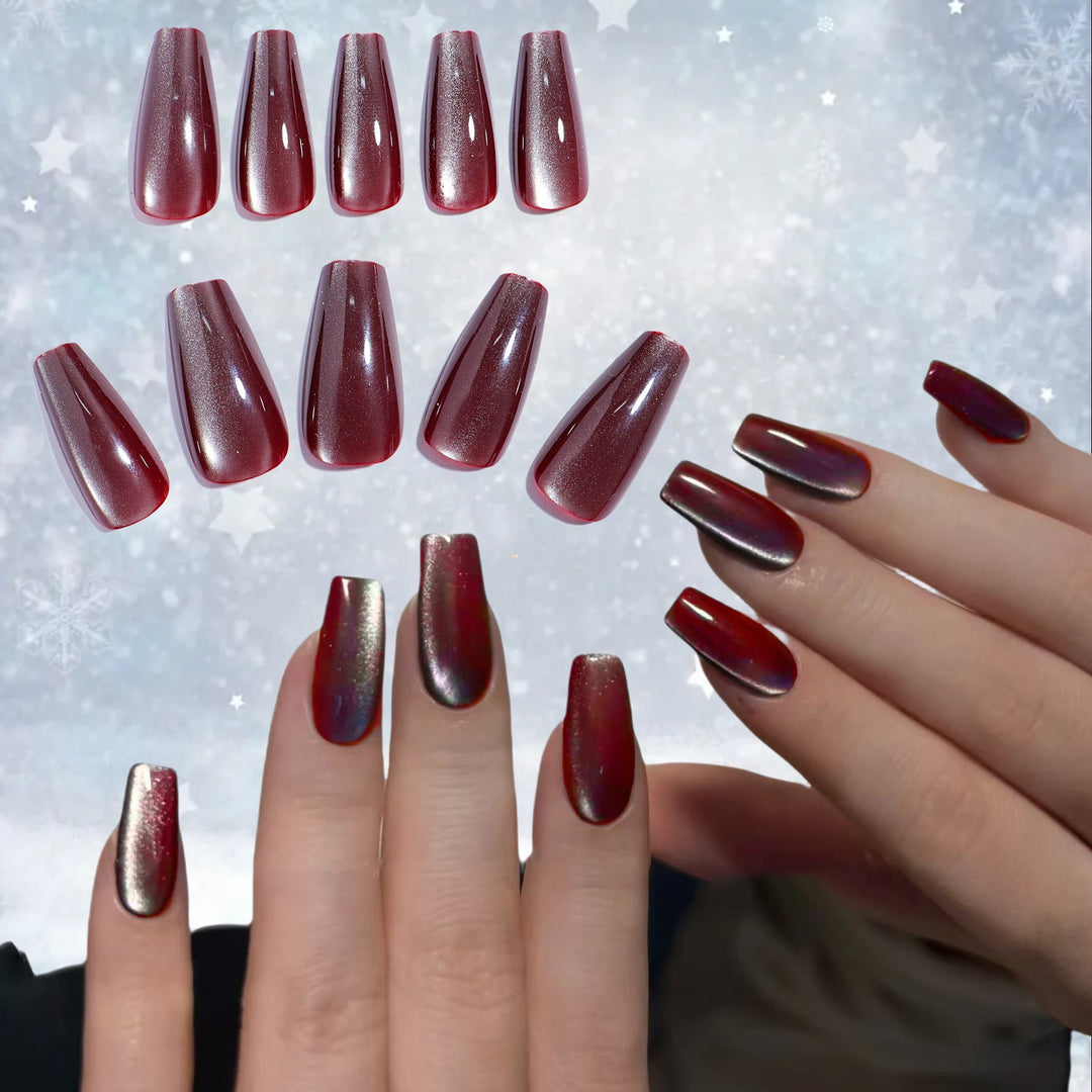 Short Almond Press-On Nail Set Kalsten