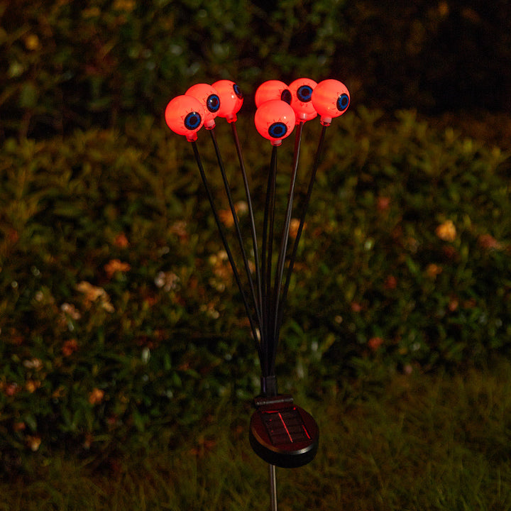 Creepy garden lights with eye motif Kalsten