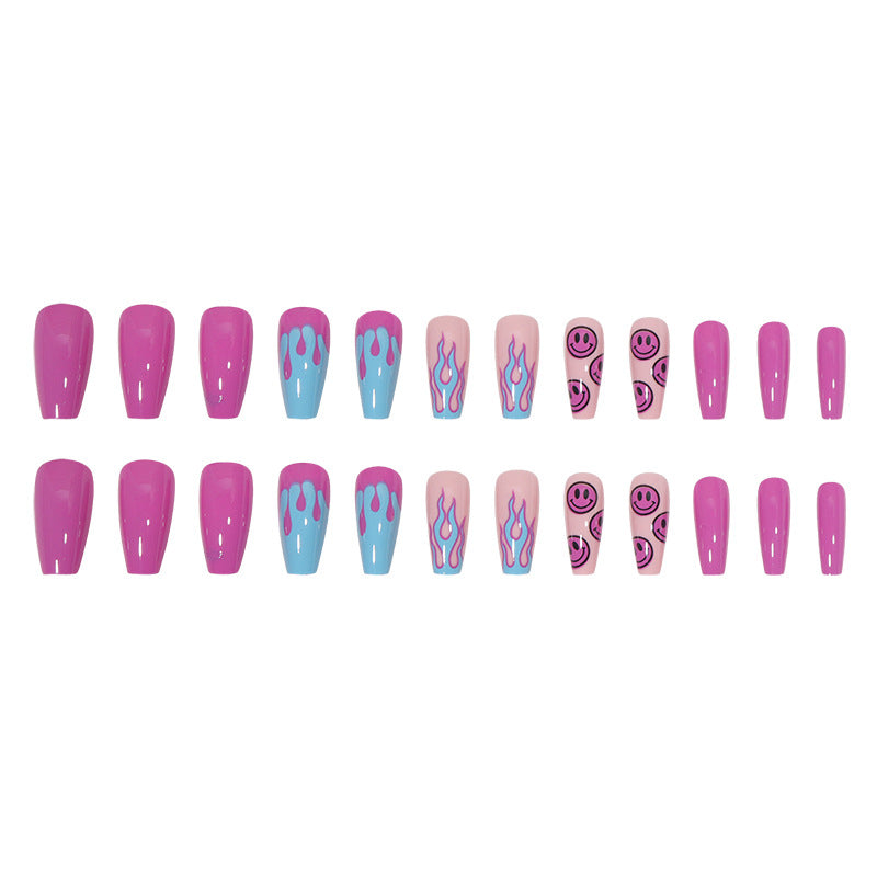Playful Stiletto Nail Art Extensions Kalsten