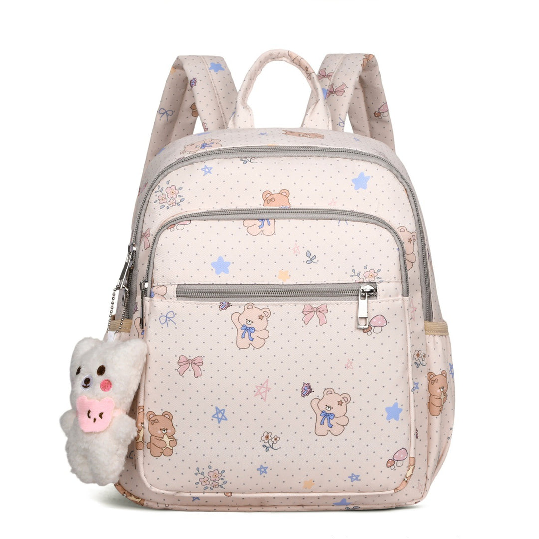 Cute Cartoon-Themed Multi-Pocket Backpack Kalsten