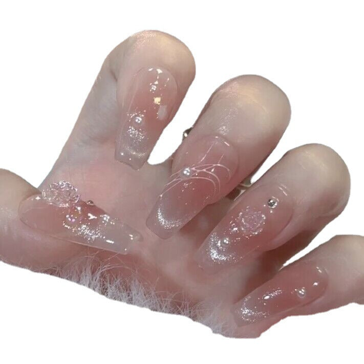 Luxurious Artistic Press-On Nail Set Kalsten