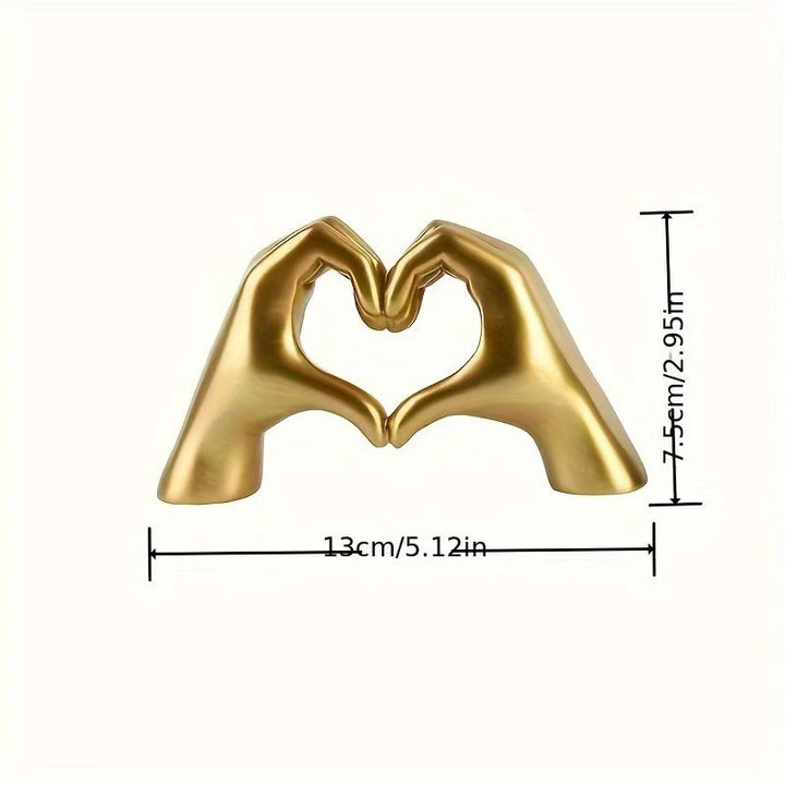 Decorative Heart-Hand Statue Kalsten