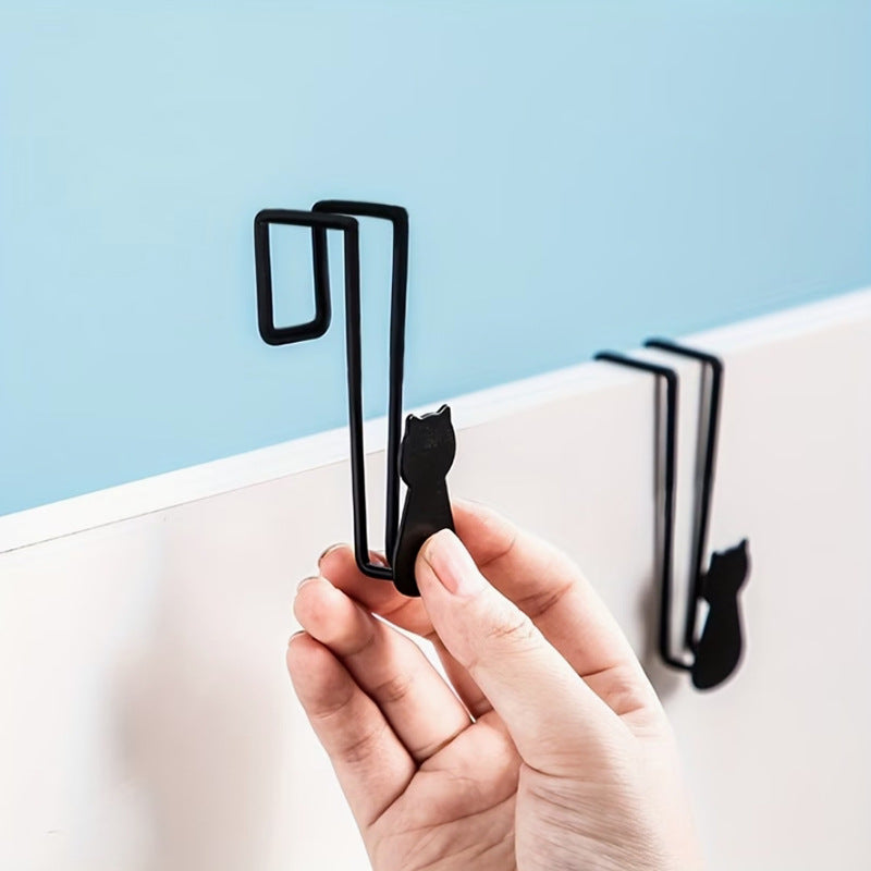 Stylish wall hook with cat motif Kalsten