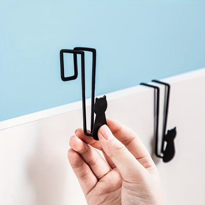 Stylish wall hook with cat motif Kalsten