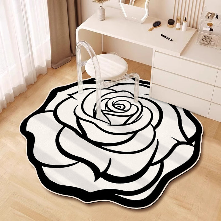 Floral-Shaped Area Rug