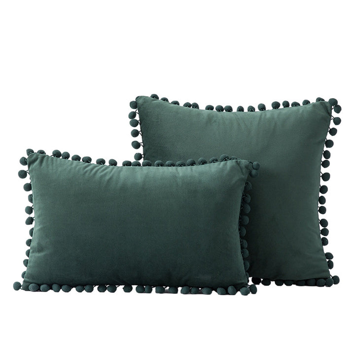 Decorative Pom-Pom Accent Pillow