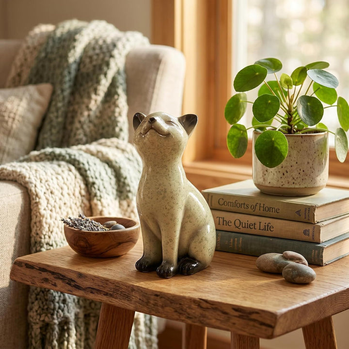 Resin statue of a cat Kalsten