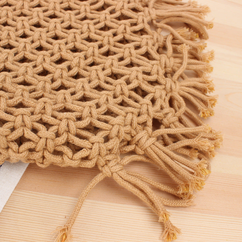 Handbag Made of Handcrafted Macrame Kalsten