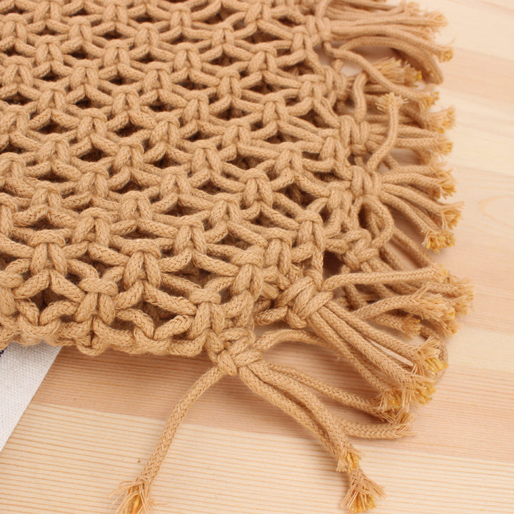 Handbag Made of Handcrafted Macrame Kalsten