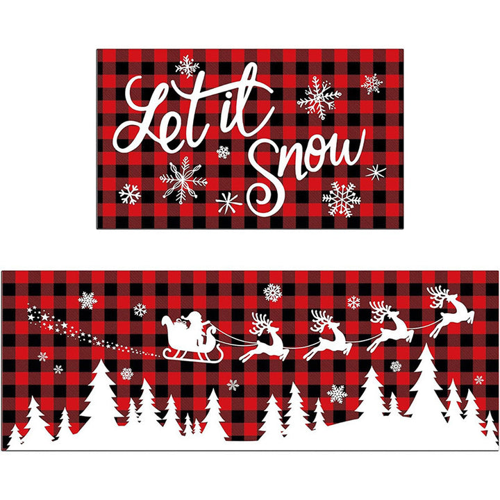 Festive Holiday Themed Doormat Kalsten