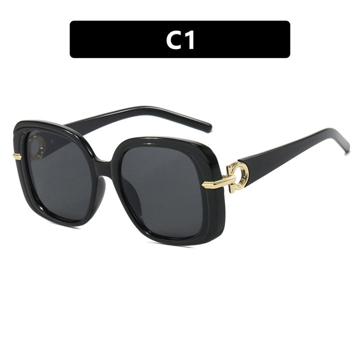 Women's square sunglasses with luxurious metal accent Kalsten