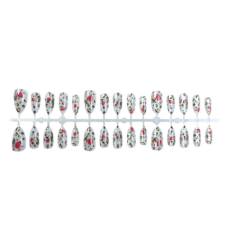 Decorative Cherry Blossom Press-On Nail Art Set