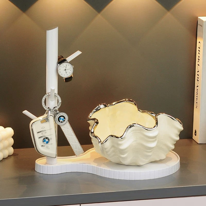 Decorative Shell Organizer for Indoor Home Display