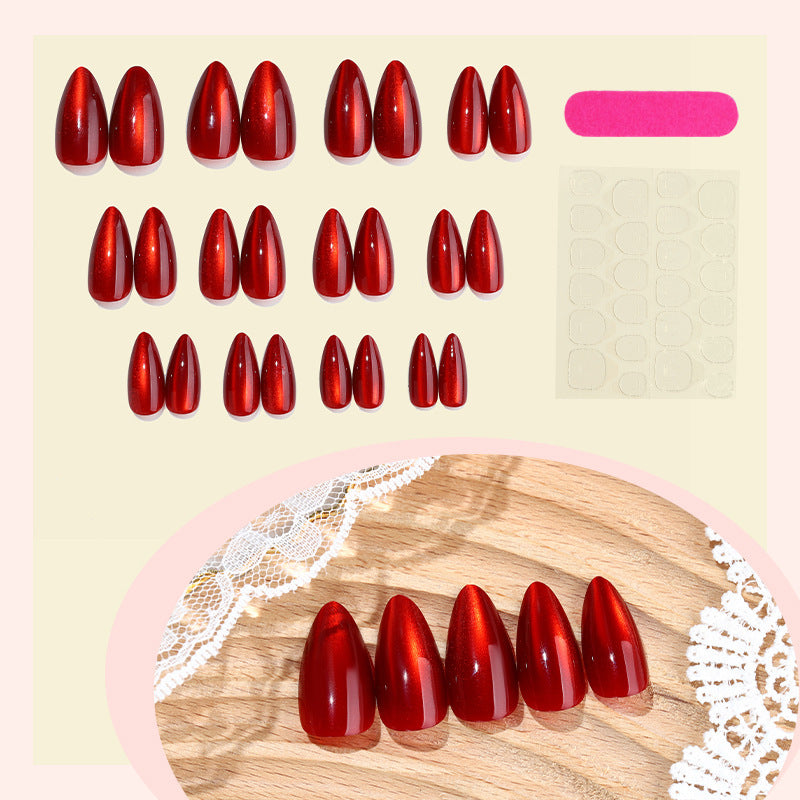 Artificial nail set with glossy design Kalsten