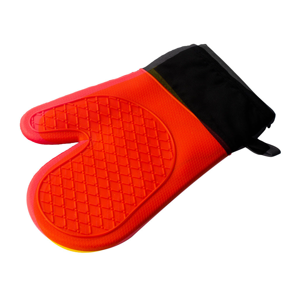 Heat-resistant silicone oven gloves with ergonomic design Kalsten