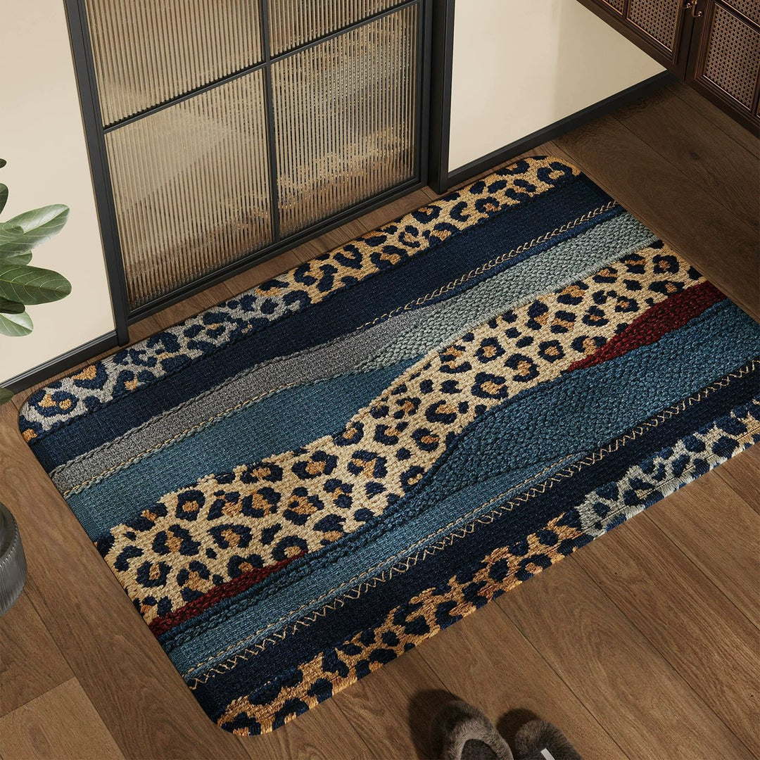 Fun and Colorful Patchwork Area Rug Kalsten