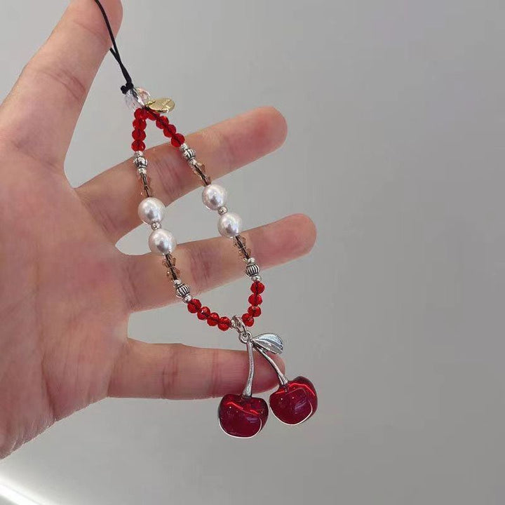Charming Cherry Pendant Phone Charm Holder Kalsten