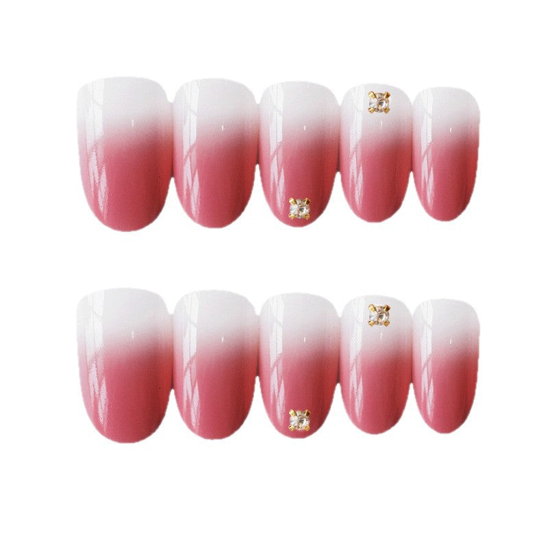 Elegant Ombre Press-On Nail Art Set