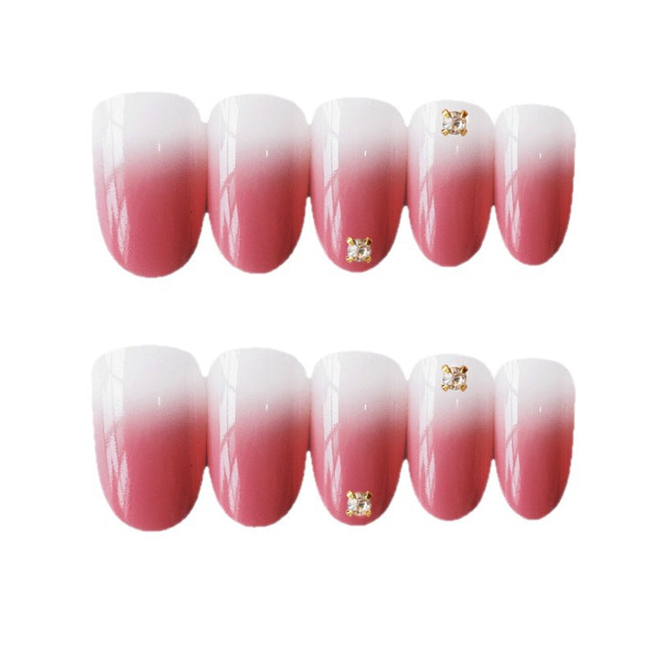 Elegant Ombre Press-On Nail Art Set