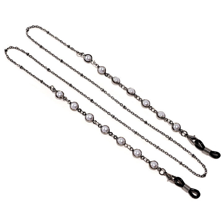 Elegant Pearl-Embellished Glasses Chain Kalsten