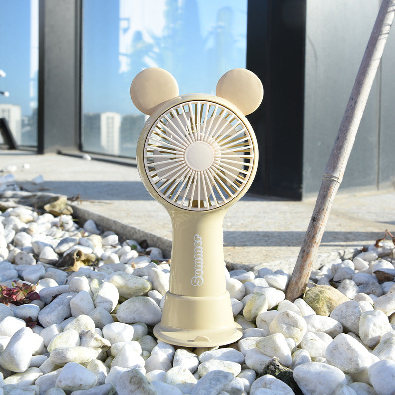 Portable Deer-Themed Handheld Cooling Fan Kalsten