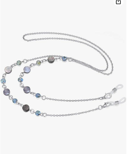 Elegant Beaded Eyewear Chain Kalsten