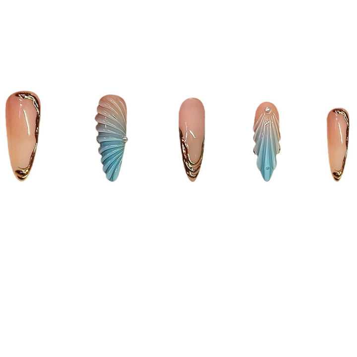 Artistic Sculpted Press-On Nail Set Kalsten