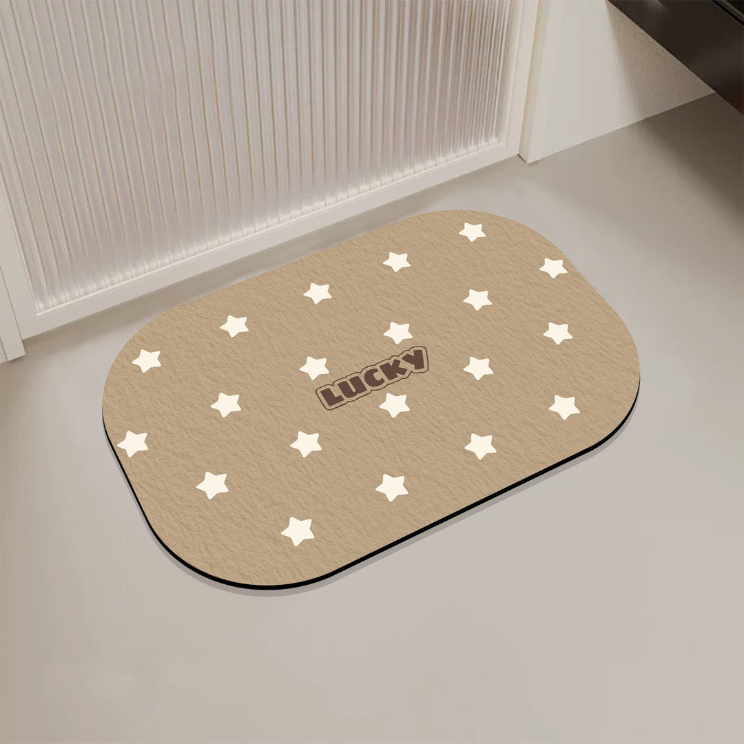 Floral Pattern Indoor Area Mat