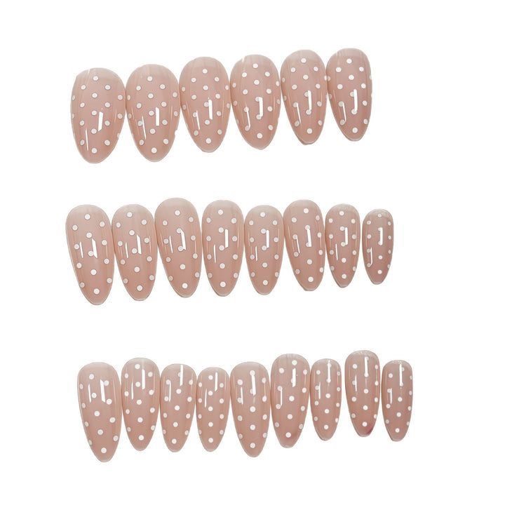 Decorative Polka Dot Press-On Nails Kalsten