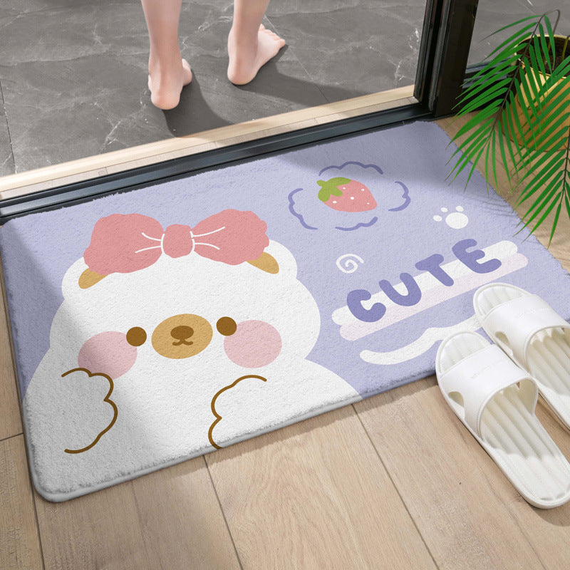 Cozy Cartoon Bath Mat