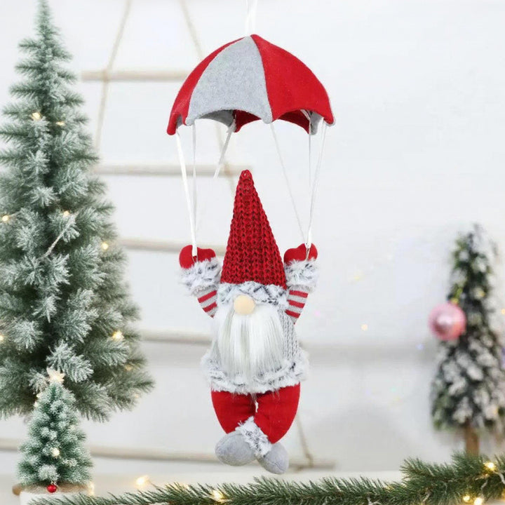 Decorative Santa Claus figure with parachute Kalsten