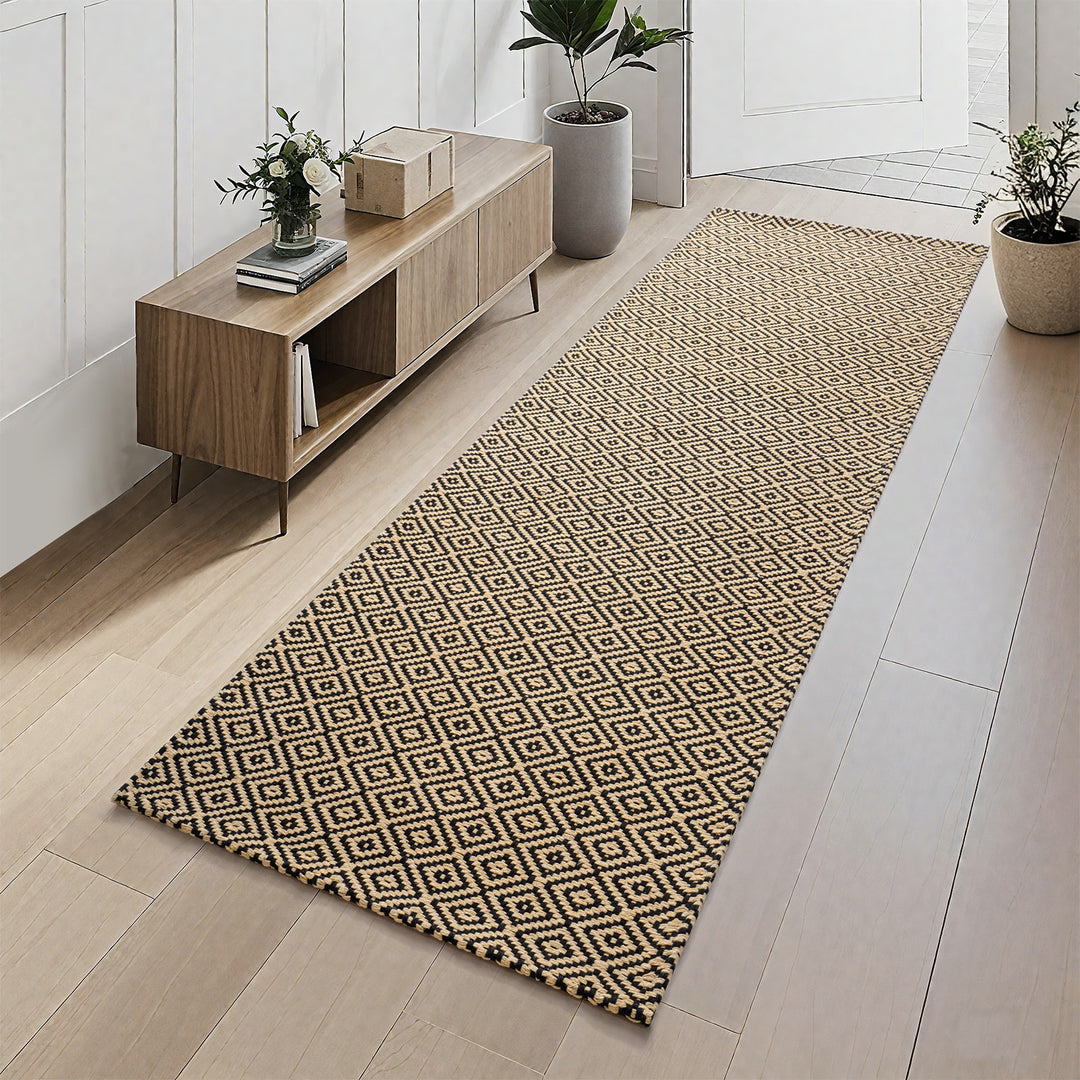 Geometric Pattern Indoor Runner Mat Kalsten
