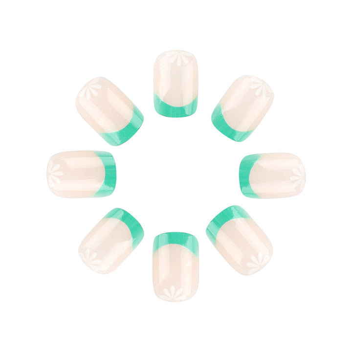 Elegant Floral Design Press-On Nail Set Kalsten