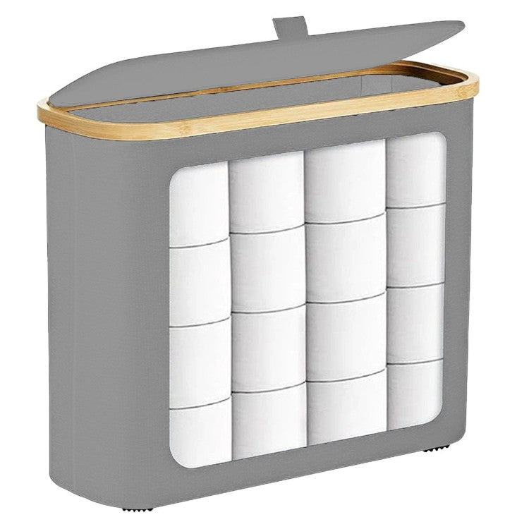 Multifunctional laundry storage box with bamboo lid Kalsten