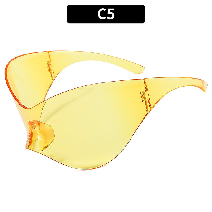 Futuristic High-Performance Shield Sunglasses