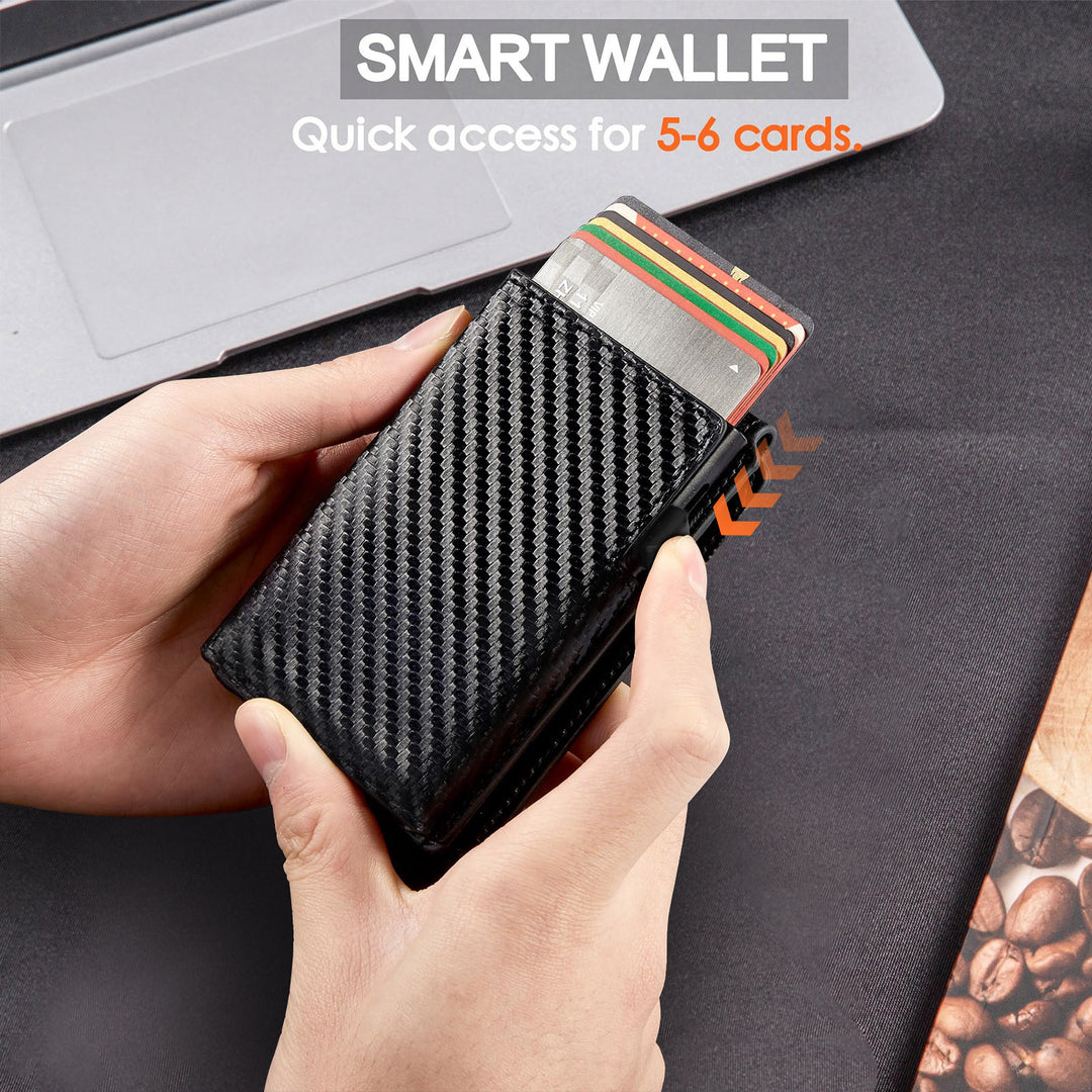 Carbon Fiber RFID-Blocking Cardholder Kalsten
