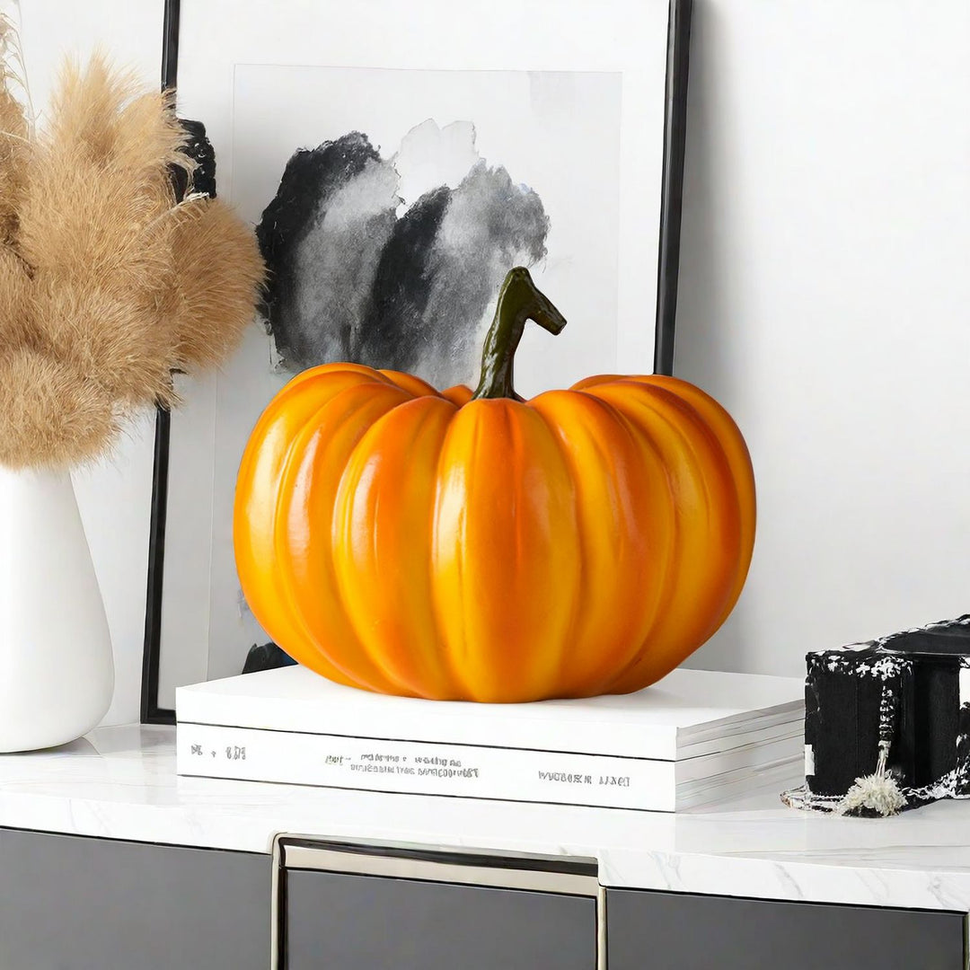 Decorative pumpkin figure as autumn probe Kalsten